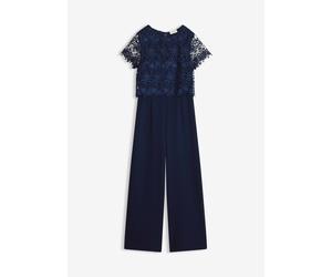 Jumpsuit aus softem Scuba mit Spitze 34