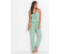 Jumpsuit aus strukturierter Viskose 40