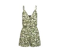 Jumpsuit CLOUD 5IVE "CLOUD 5IVE Viskose Jumpsuit mit Animal Print und Wickeloptik", Damen, Gr. M, US-Größen, grün, 100% Viskose, normal, Overalls Jumpsuit (39250702-M) grün