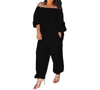 Jumpsuit Damen Elegant, Anzug Romper Business Overall Hochzeitsgast Hosenanzug Einteiler Outfit Komplett Jumpsuits Kleidung Sommer Festliches Festival Playsuit Festlicher Hosenanzug