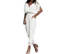 Jumpsuit Damen Elegant Festlich,Jumpsuit Damen Orange,Festlicher Overall,Satin Jumpsuit Kurz,Leinen Latzhose Damen,Jumpsuit Schwarz Elegant,Overall Leinen