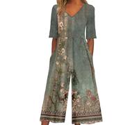 Jumpsuit Damen Elegant Für Hochzeit, Overall Kleidung Business Jumpsuits Hosenanzug Leicht Anzug Playsuit Einteiler Festliche Romper Sommer Hochzeitsgast Outfit Komplett Elegante Jumpsuits Für Damen