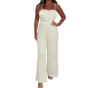 Jumpsuit Damen Elegant, Jumpsuits Für Einteiler Party Hochzeit Playsuit Festliche Sommer Romper Outfits Schickes Overall Kleidung Anzug Hosenanzug Jumpsuit Langarm Elegant