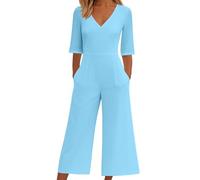Jumpsuit Damen Festlich, Jumpsuits Für Sommer Sportlich Kleidung Hosenanzug Outfits Playsuit Einteiler Party Overall Elegant Romper Hochzeit Festliche Anzug Elegante Jumpsuits Für Damen