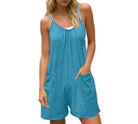 Jumpsuit Damen Kurz Hosenanzug Weites Bein Sommer Elegant Elegante Jumpsuits Für Kurzer Zweiteiler Festlich Eleganter Hochzeit Kleidung Festliche Hose Mit Oberteil Festlicher Outfits Komplett