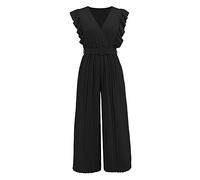 Jumpsuit Damen Sommer,Abendmode Damen Jumpsuit,Jumpsuit Creme Hochzeit,Jumpsuit Lang Schwarz,Leder Jumpsuit Kurz,Overall Ärmelloser,Harem Jumpsuit Damen