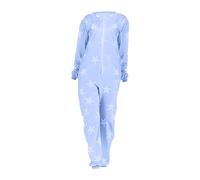 Jumpsuit Damen Winter | Bodysuit Women Sport | Einteiler Damen Locker Schlafanzüge Lang Elegant Hausanzug Mit Reißverschluss Schlafanzug Winter Nachthemd Stern Bedruckt Homewear Langarm Loungewear