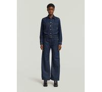 Jumpsuit G-STAR "Belted 3D Loose Jumpsuit", Damen, Gr. S, Normalgrößen, blau (worn in eclipse), Obermaterial: 100% Baumwolle, Overalls Jumpsuit (50336429-S) worn in eclipse