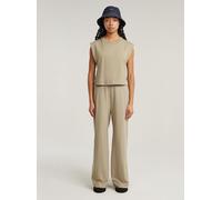 G-Star Damen Double Layer Wide Leg Jumpsuit, Braun (light toggee D26101-B771-C626), S