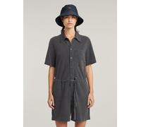 G-STAR Easy Short Jumpsuit Schwarz S dark black garment dyed D26102-D895-B564-S