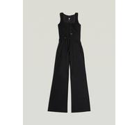Jumpsuit G-STAR "High Waist Jumpsuit", Damen, Gr. XXL, Normalgrößen, schwarz (dk schwarz), Obermaterial: 100% Polyester, Overalls Jumpsuit (38508302-XXL) dk schwarz