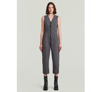 Jumpsuit G-STAR "Relaxed Jumpsuit", Damen, Gr. XS, Normalgrößen, petrol gd, Obermaterial: 100% Baumwolle, Overalls Jumpsuit (78016809-XS) petrol gd