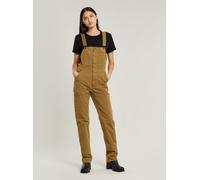 Jumpsuit G-STAR "Slim Latzhose", Damen, Gr. M, Normalgrößen, dk mustard, Obermaterial: 95% Baumwolle, 5% Elasthan, Overalls Jumpsuit (40848441-M) dk mustard