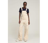 Jumpsuit G-STAR "Straight Dungaree", Damen, Gr. M, Normalgrößen, linen gd, Obermaterial: 50% Baumwolle, 48% Baumwolle, 2% Elasthan, Overalls Jumpsuit (87654708-M) linen gd