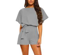 Jumpsuit Kurz, Overall Damen Sommer Elegant Romper Playsuit Hosenanzug Kleidung Jumpsuits Leicht Anzug Hochzeit Party Outfits Einteiler Festliches Sommeroutfit Damen Leicht