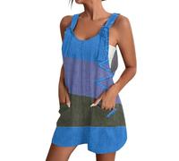 Jumpsuit Leinen Latzhose Sommer Damen Enger Kurz Hosenanzug Festlich Elegant Kurze Jumpsuits