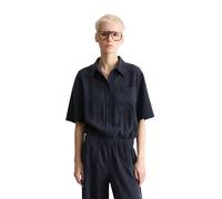 Jumpsuit MARC O'POLO DENIM "aus LENZING™ Lyocell", Damen, Gr. XXL, Normalgrößen, blau depths, Obermaterial: 100% Lyocell, unifarben, regular fit, normaler Saum, Overalls Jumpsuit (81568502-XXL) blau d