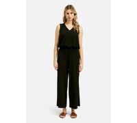 Jumpsuit MILANO ITALY, Damen, Gr. 38, Normalgrößen, schwarz, Material: 96% Viskose, 4% Elasthan, Overalls Jumpsuit, mit Taillengummizug (16959736-38) schwarz
