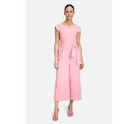 Overall BETTY BARCLAY "Betty Barclay Jumpsuit mit Eingrifftaschen", Damen, Gr. 46, Normalgrößen, pink (flamingo pink), Obermaterial: 86% Polyester, 14% Elasthan., feminin, figurumspielend, Rundhals, O