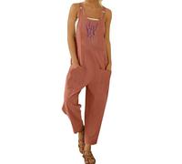 Jumpsuit Mollige Frauen Jumpsuits Schwarzer Leinen Overalls Sport Hausanzug Lack Gestreift Zweiteiliger Korsett Kurzgröße Kleid Jumpsuite Hippie Strickoverall Haremshose Halber Schöne Rechnung
