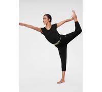 Jumpsuit OCEAN SPORTSWEAR "Soulwear - Yoga & Relax Jumpsuit", Damen, Gr. 46, N-Gr, schwarz, Obermaterial: 56% Baumwolle, 38% Viskose, 6% Elasthan, bequem 3/4-Länge, Overalls Jumpsuit, aus weicher Visk