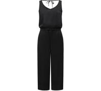 Jumpsuit RAGWEAR "Suky", Damen, Gr. XL (42), Normalgrößen, grau (ash), Obermaterial: 80% Viskose, 20% Polyester, figurumspielend 7/8-Länge, V-Ausschnitt, angeschnitten,mit Umschlag, Overalls Jumpsuit,
