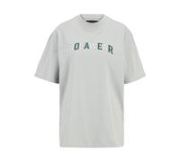 T-Shirt ROCAWEAR "Rocawear Damen Rocawear School T-Shirt", Damen, Gr. S, grau, 100% Baumwolle, bedruckt, oversize, Rundhals, Shirts T-Shirt (74528762-S) grau