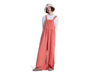 Jumpsuit ROXY "Easy Isle", Damen, Gr. L, US-Größen, apricot brandy, Obermaterial: 85% Viskose, 15% Leinen., Overalls Jumpsuit (88837960-L) apricot brandy