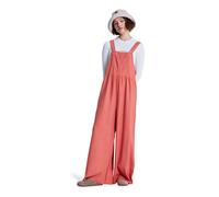Jumpsuit ROXY "Easy Isle", Damen, Gr. S, US-Größen, apricot brandy, Obermaterial: 85% Viskose, 15% Leinen., Overalls Jumpsuit (88837960-S) apricot brandy