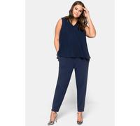 Sheego Jumpsuit im Lagenlook, marine
