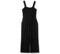 Jumpsuit SHEEGO, Damen, Gr. 58, Normalgrößen, schwarz, 95% Viskose, 5% Elasthan, unifarben, lang, Overalls Jumpsuit (76769658-58) schwarz