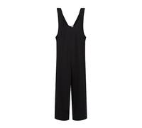 Jumpsuit TURTLEDOVE LONDON "Grace Jumpsuit Damen", Damen, Gr. M, Normalgrößen, schwarz, 100% Baumwolle, normal, V-Ausschnitt, Overalls Jumpsuit (75108243-M) schwarz
