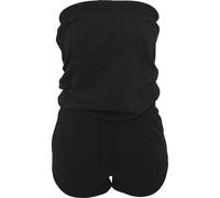 Jumpsuit URBAN CLASSICS "Urban Classics Damen Ladies Hot Jumpsuit", Damen, Gr. 5XL, US-Größen, schwarz, 95% Baumwolle, 5% Elasthan, unifarben, normal, Overalls Jumpsuit (82795562-5XL) schwarz