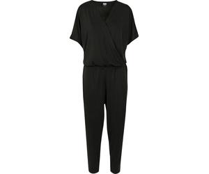 Jumpsuit URBAN CLASSICS "Urban Classics Damen Ladies Modal Jumpsuit", Damen, Gr. 3XL, US-Größen, schwarz, 77% Modal, 23% Polyester, unifarben, Overalls Jumpsuit (88180160-XXXL) schwarz