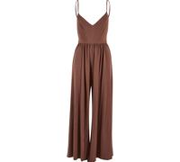 Jumpsuit URBAN CLASSICS "Urban Classics Damen Ladies Modal Spaghetti Jumpsuit", Damen, Gr. 4XL, US-Größen, terracotta, 77% Modal, 23% Polyester, unifarben, loose fit, Overalls Jumpsuit (92484305-4XL)