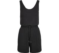 Jumpsuit URBAN CLASSICS "Urban Classics Damen Ladies Short Sleeveless Modal Jumpsuit", Damen, Gr. 3XL, US-Größen, schwarz, 77% Modal, 23% Polyester, unifarben, loose fit, Overalls Jumpsuit (89252446-X