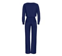 Winshape Damen Functional Comfort Jumpsuit JS101LSC, Comfort Style, Fitness Freizeit Yoga Pilates, Dark-Blue