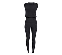 Winshape Damen Functional Comfort Jumpsuit JS102LSC, Comfort Style, Fitness Freizeit Yoga Pilates, Schwarz