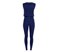 Winshape Damen Functional Comfort Jumpsuit JS102LSC, Blau, XL