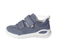 Sneaker RICOSTA "June", Damen, Gr. 27, blau, Nubukleder, Veloursleder, Schuhe Sneaker, Halbschuh mit Klett, Größenschablone zum Download, WMS: weit (32069117-27) blau