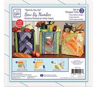 June Tailor Inc Quilt As You Go Shoppers Tragetaschen, 3 Stück