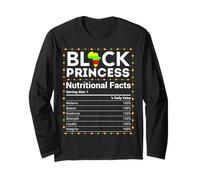 Juneteenth Princess Black Baby Girl Nährwertangaben Langarmshirt