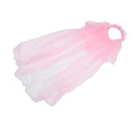 Junge Mädchen Blumenkranz Schleier Haarreif Rosa Gauze Geschenkideen | Leichtes, Elegantes Kopfstück für Junge Mädchen, Photo Ready Zubehör, Passend zu Blumenmädchenkorb und Brautschleier