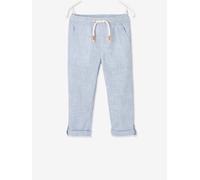 Jungen 3/4-Hose, Beinlänge verstellbar hellblau Gr. 152 von Vertbaudet