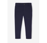 Jungen Anzughose mit Dehnbund blau Gr. 128 von vertbaudet