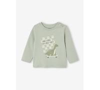 Jungen Baby Langarmshirt aqua Gr. 80 von Vertbaudet