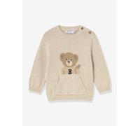 Jungen Baby Pullover mit Jacquard-Teddy Mayoral beige Gr. 98