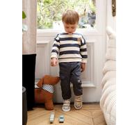 Jungen Baby-Set: es Sweatshirt & Cargohose schieferblau Gr. 62 von Vertbaudet