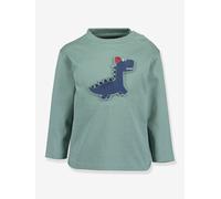 Jungen Baby Shirt mit 3D-Drachen BLUE SEVEN englischgrün Gr. 74