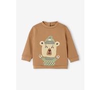 Jungen Baby Sweatshirt karamell Gr. 71 von vertbaudet